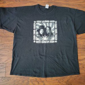 SINDI RAYMOND BAND Feed Your Head White Rabbit Pot Leaf Shirt sz 2X EUC Music